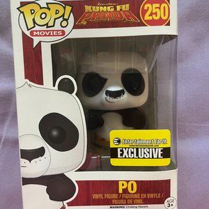 Funko Pop! Movies Dreamworks Kung Fu Panda  Po 250 Entertainment Earth Exclusive